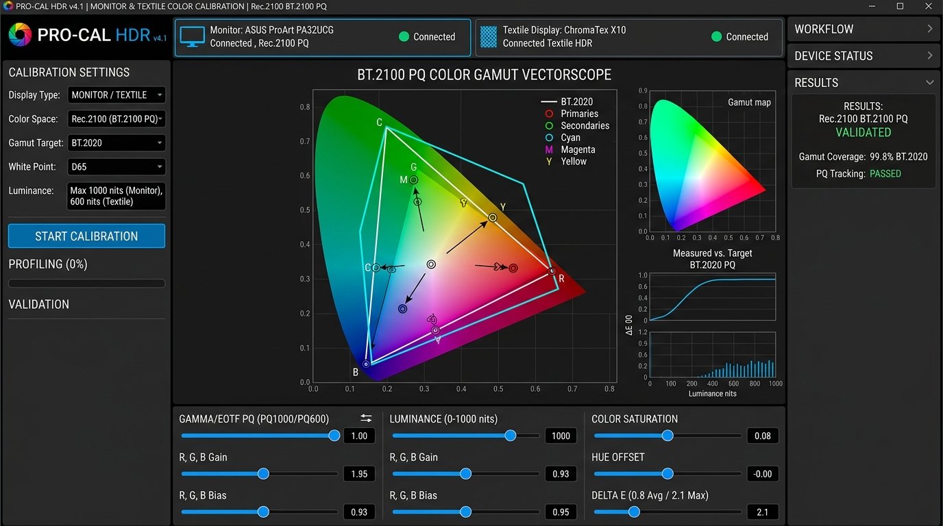 ChromaProfile Pro UI Showcase